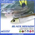 Hunthouse Black Minnow 25g 120g Fishing Lure Soft Pike Bait Hengelsport Roofvissen Kunstaas Bass