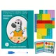 Children Magnetic Fraction Learning Math Toys Wooden Fraction Book Set Parish Teaching Aids