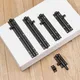 2-8" Heavy Duty Large Garden Gate Shed Sliding Door Tower Bolt Latch Catch Home Hardware Black and
