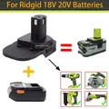 For Ridgid 18V AEG Lithium Battery Adapter to Ryobi ONE+ 18V Cordless Tools New (Not include tools