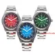 Tandorio Steel Pilot NH35 PT5000 Dive Watch Men Sandwich Green/Blue Dial 200m Waterproof Wristwatch