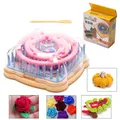 QJH Knitting Tools Loom Flower Pattern Maker Wool Yarn Needle Knitting Loom Knitting Machine Sewing