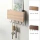 Door Hanging Hook Wooden Decorative Wall Shelf Sundries Storage Box Prateleira Hanger Organizer Key