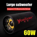 Car Subwoofer Bluetooth Speaker 60W High Power Wired Soundbox High Volume Computer Soundbar HiFi