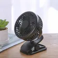 6 Inch Clip on Fan 3 Speeds Small Fan with Strong Airflow Clip & Desk Fan USB Plug in with Sturdy