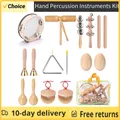 11pcs Children Hand Percussion Instruments Kit Portable Kids Music Enlightenment Musical Instruments