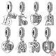 925 Sterling Silver 15th、16th、18th... Birthday Celebration Dangle Charm Beads Fit Original Pandora