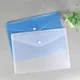 A4 File Bag Plastic Envelope Transparent Document Waterproof Folder With Snap Closure School Test
