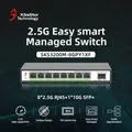 XikeStor 8-Port Multi-Gigabit 2.5Gbps Ethernet Network Easy Smart Managed Switch Home Lab Hub