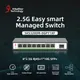 XikeStor 8-Port Multi-Gigabit 2.5Gbps Ethernet Network Easy Smart Managed Switch Home Lab Hub