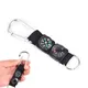 3 In 1 Multi-function Compass Thermometer Metal Carabiner Key Chain Camping Survival Tool Climbing