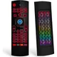 Air Mouse for Android Tv Box Mini Wireless Keyboard Air Remote Mouse Control with RGB Backlit MX3