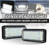 2pcs Error Free LED Car Number License Plate Light For Toyota Land Cruiser 120 Land Cruiser 200