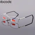 iboode Optical Glass Lense High-definition Green Film Reading Glasses Women Men Unisex Eyewear +1