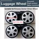 Suitable For Rimowa Brand Wheel Suitcase Pulley Roller Luggage Suitcase Load-bearing Wheel Suitcase