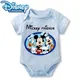 Baby Clothes Bodysuit for Newborn Infant Jumpsuit Boys Girls Disney Mickey Mouse Short Sleeves