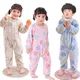 Baby Children Jumpsuits Sleeping Wear Toddler Kids Flannel Romper Long Sleeve Autumn Winter Cute