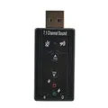 TISHRIC USB Esterno Adattatore Della Carta Sana 7.1 Canali Professionale 3.5 millimetri Cuffie Con