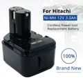 12V 3.0Ah Ni-MH Replacement Rechargeable Battery for Hitachi Power Tools DS/FWH/WR Series EB1212S
