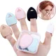 5/10Pcs Mini Finger Puff Foundation Small Air Cushion Powder Sponge Face Concealer BB Cream Cosmetic