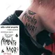 Waterproof Temporary Tattoo Sticker Latin I'm Just Mortal Sentence Skull Wings Flame Neck Flash