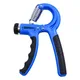 Portable fitness equipment with adjustable blue grip for training hand and arm muscles anytime