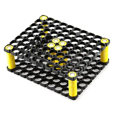 18650 8*10 Lithium Cell Battery Case Holder Batteries Holder Bracket DIY Safety Anti Vibration Plastic Cylindrical Battery Pack