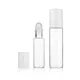 Essential Oil Roller Bottles 10ml 5ml Transparent Glass Roll On Bottle Travel Sample Test Essential