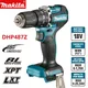 Makita New DHP487 Cordless Hammer Driver Drill 18V LXT Brushless Motor Impact Electric Screwdriver