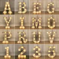 16CM LED luminoso lettera luce notturna 26 alfabeto inglese numero lampada a batteria Diwali festival di nozze romantici decorazione del partito