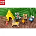 Bandai Tom and Jerry Tom Jerry Taffy Camping Camping Series Hand-made Gashapon Model Spot Genuine