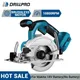 Drillpro 5Inch 125mm Brushless Mini Electric Circular Saw Cordless 0-45° Adjustbale Woodworking