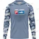 Men’s Summer Pelagic Gear Fishing Shirt Print Fishing Long Sleeve Uv Protection Shirt Solarvent