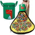 New Children Toys Storage Basket Foldable Household Laundry Bag Cute Cotton Linen Bucket Cartoon