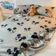 Disney Mickey Mouse Sheet Protector Bedspread Cartoon Cute Stitch Dust Prevention Protective Cover