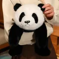 1pc 30-65cm Cute Giant Panda Polar Bear Brown Bears Plush Toys Lifelike Fluffy Lying Animals Doll