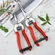 Gardening Scissors Hand Pruner Pruning Shears Trimming Scissors with Straight Elbow Stainless Steel
