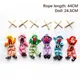 Funny Colorful Pull String Puppet Clown Wooden Marionette Handcraft Toy Joint Activity Doll Kids