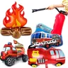 Palloncini Foil per camion dei pompieri palloncini per camion dei pompieri a elio forniture per