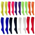 1pair Football Soccer Socks Breathable Over Knee High Volleyball Baseball Hockey Adults Long Socks
