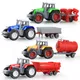 Die-cast Farm Vehicles Mini Car Model Engineering Car Model Tractor Engineering Car Tractor Toys