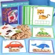 Educational Toys 100 PCS See and Spell Learning Toys Matching Letter Spelling Game Sight Words Games