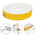 Weather Seal Strip EVA Foam Rubber Strip Windproof Sealing Strip Door Draught Excluder Self-adhesive