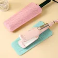 1pcs Silicone Heat Resistant Hair Straightener Cover Pouch Travel Hair Curler Non-Slip Mat Curling