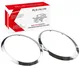 1 Pair Car Front Headlight Trim Ring Cover Decor Lamp Frame Styling Chrome For BMW Mini Cooper F55 F56 F57 2014-2023