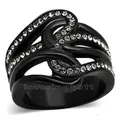 Handmdde Lab Diamond Ring Black Gold Filled Engagement Wedding band Rings for Women Men Promise