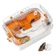 Transparent Hamster Cages Habitats Breathable Guinea Pig Small Animal Cage with Accessories Hamster