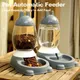 Pet Automatic Feeder Dog Water Dispenser Cat Water Drinking Cat Drinker Kitten Food Feeder Grain