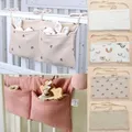 1pc Portable Baby Crib Storage Bag Multifunctional Newborn Bed Headboard Organizer For Kids Baby