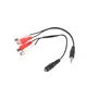 Universal RCA Cable 3.5mm Jack Stereo Audio Cable To 2RCA Socket Female To Male To Headphone 3.5mm